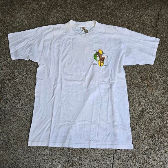 Vtg 90s MURPHY Station Wagon Surfboard Graphic Beach Skate Surf T Shirt L - Picture 3 of 6